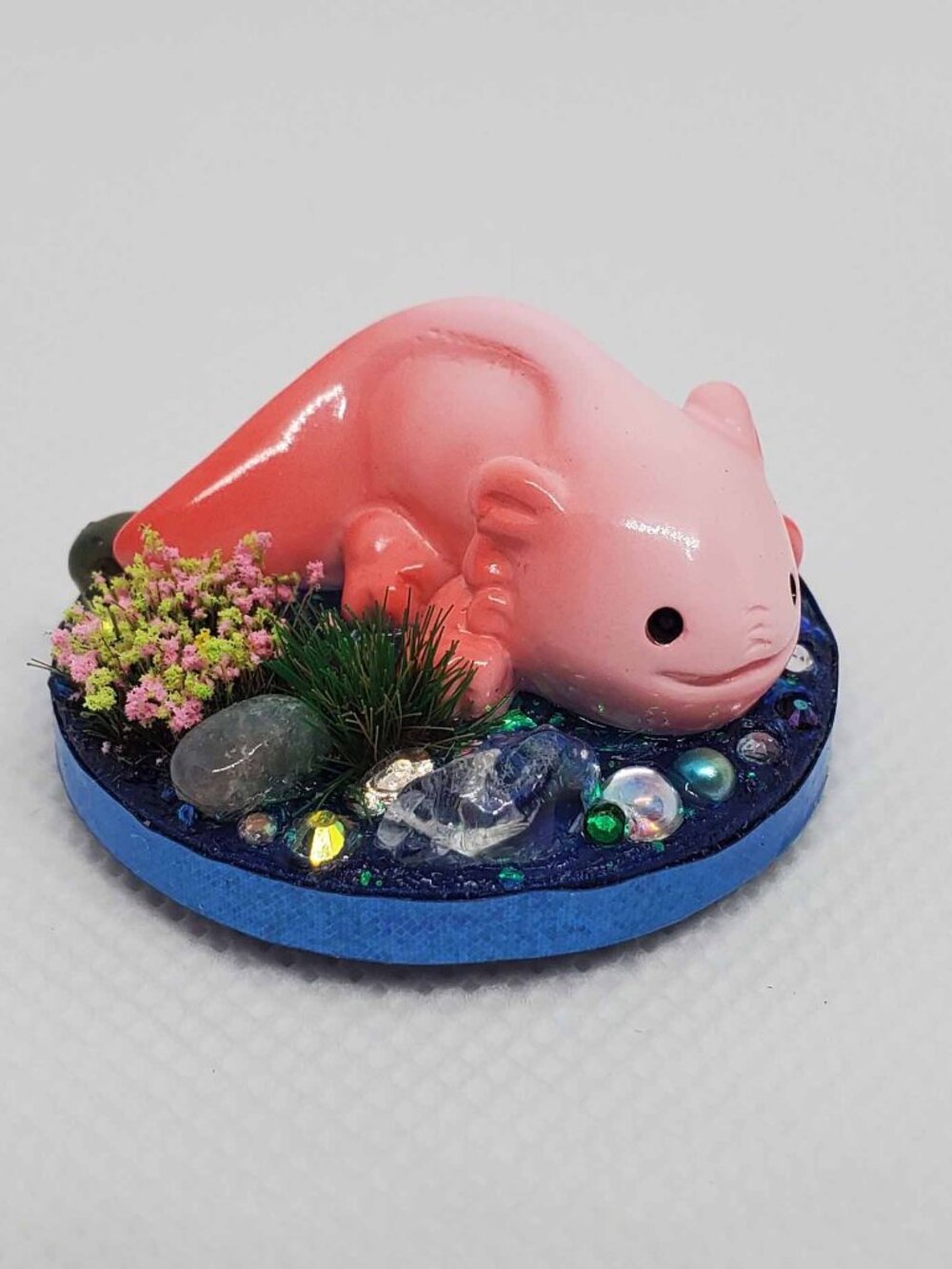 Axolotl Cute Art Magnet - Handmade Diamond Painting Cover Minder